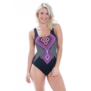 Deco Tribe Scoopback Supportive Swimwear