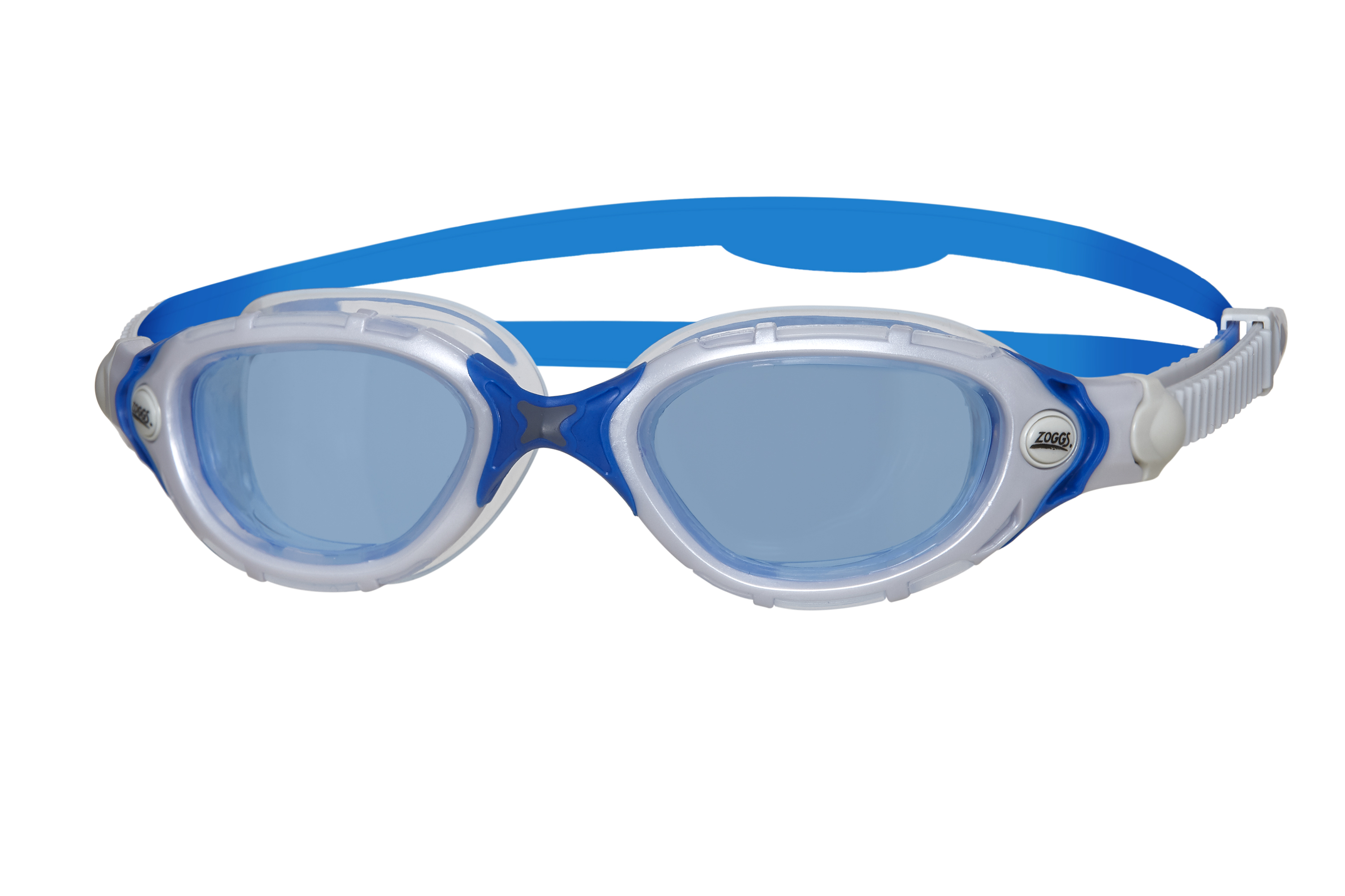 Zoggs Predator Flex Goggles (Blue/Silver/Red)