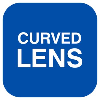 Curved lens